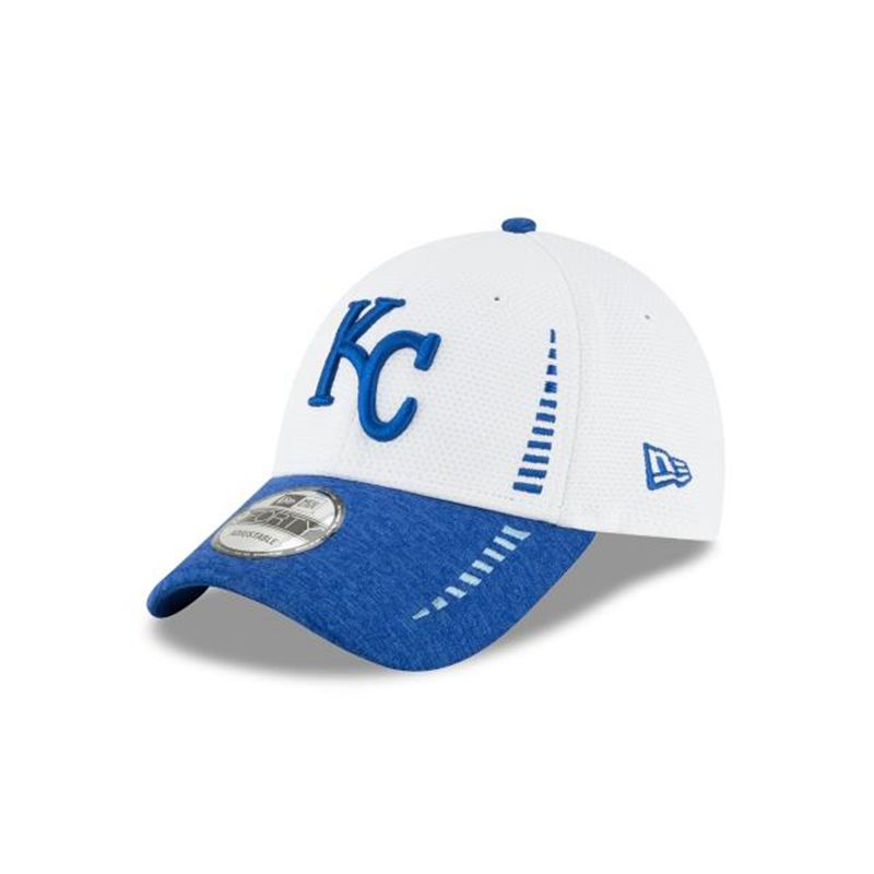 MLB Kansas City Royals Speed Tech 9Forty Adjustable (KJK9128) - White New Era Caps